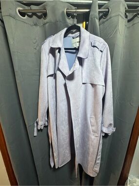 Fashion Nova Lavender Trench Coat